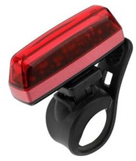 achterlicht led USB zwart/rood