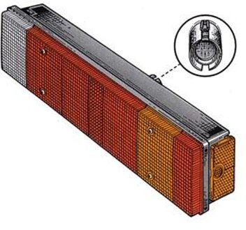 ACHTERLICHT LINKS vanaf bouwjaar 1996