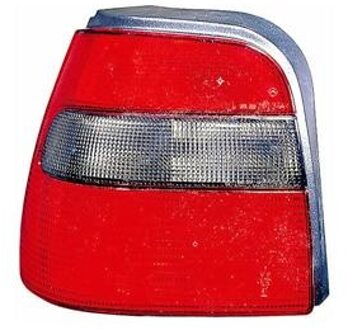 ACHTERLICHTGLAS LINKS Grijs/Rood