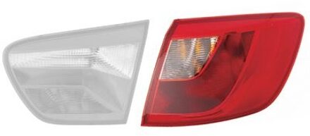 Achterlichtglas Rechts