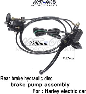 Achterrem hydraulische schijfrem pomp montage voor Harley elektrische auto accessoires scooter scooter stad scooter
