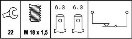 Achteruitrijschakelaar