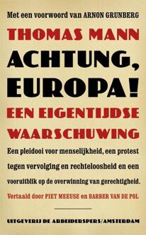 Achtung, Europa! -  Thomas Mann (ISBN: 9789029553001)