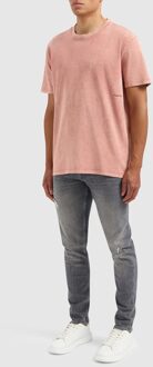 Acid Sideline Wordmark T-shirt Dark Peach  M Oranje