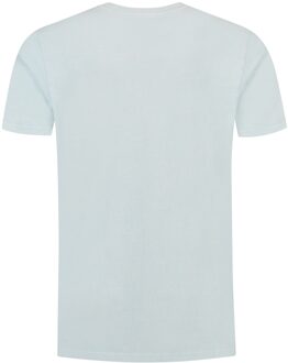 Acid Sideline Wordmark T-shirt Light Blue  M Blauw