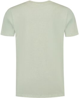 Acid Sideline Wordmark T-shirt Light Green  M Groen