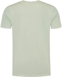 Acid Sideline Wordmark T-shirt Light Green  XL Groen