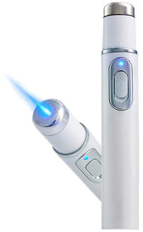 Acne Laser Pen KD-7910 Portable Wrinkle Removal Machine Blue Light Therapy Massage Relax Soft Scar Dark Circles Remover Device