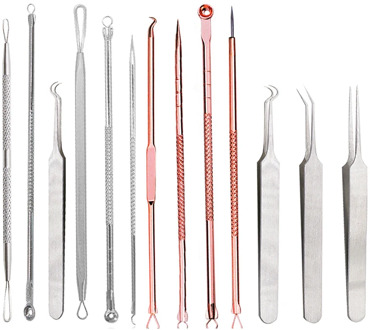 Acne Nose Blackhead Remover White Head Black Head Tool Pimple Comedone Extractor Skin Care Acne Removal Needle Stainless Steel