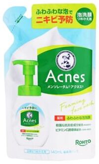 Acnes Foaming Face Wash Acne Care Refill 140ml