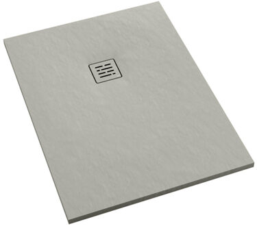 Aco Showerdrain douchevloer - 100x100x3.5cm - antislip - beton/beige 913465 Beige mat