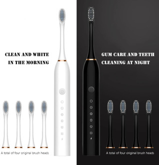 Acoustic Wave Electric Toothbrush Sonic Tooth Brush Ultrasonic Brush Teeth Whitening Teethbrush Children's & Adults Toothbrushs