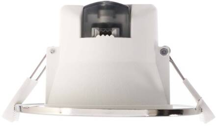 Acrux 68 inbouwlamp LED, wit, Ø 9,5 cm wit, geborsteld zilver