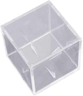 Acryl 80Mm Baseball Doos Golfbal Transparante Case Display Stofdicht Souvenir Opbergdoos Bescherming Houder