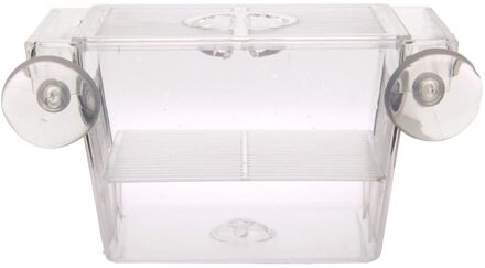 Acryl Aquarium Fokken Isolatie Doos Aquarium Broederij Incubator Houder Aquarium Accessoires Vis Levert 13 x 8 x 7 cm