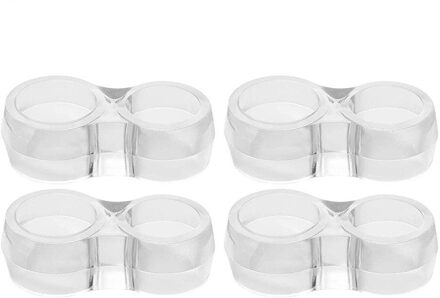 Acryl Deur Stopper Geen Behoefte Punch Transparante Zelfklevende Deur Houder Deur Stop Voor Home Office Beschermen Muren Meubels 1 stuks 4stk