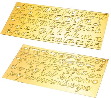 Acryl Diy Engels Alfabet Letter Patroon Decor Stempel Cakevorm Biscuit Mold Stamper Rekwisieten Voor Cake Bakken Decorating Gereedschap