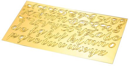 Acryl Diy Engels Alfabet Letter Patroon Decor Stempel Cakevorm Biscuit Mold Stamper Rekwisieten Voor Cake Bakken Decorating Gereedschap