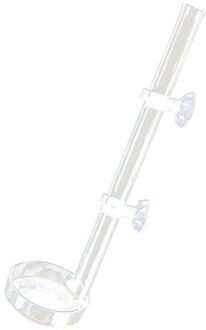 Acryl Garnalen Voeden Lade Visvoer Feeder Aquarium Aquarium Voeden Buis 20cm