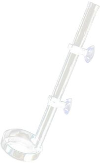 Acryl Garnalen Voeden Lade Visvoer Feeder Aquarium Aquarium Voeden Buis 25cm