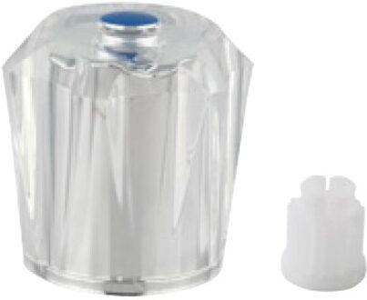 Acryl handvat helder, 1/2", met bovenste deel, rood gemarkeerd - 986153948