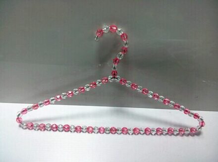 acryl hangers voor volwassenen 39 cm cabide acrilico crystal hanger voor kleding winkel & thuis 10 stks/partij Roze