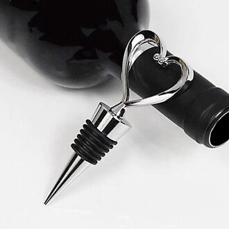 Acryl Hart Vorm Rode Wijn Stopper Voor Bruiloft Champagne Fles Kurk Creatieve Verse Voor Valentijnsdag Bar Accessoires