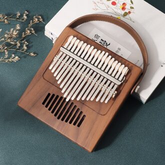 Acryl Kalimba Duim Piano Voor Kinderen Volwassenen Transparante 17 Toetsen Vinger Piano Hoge Hout Mahonie Body Muziekinstrument Portable Kalimba