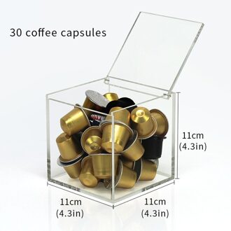 Acryl Koffie Capsule Opslag Boxrack Voor Dolce Gusto Nespresso Huishoudelijke Bijpassende Koffie Machine Hold Met Koffie Rack