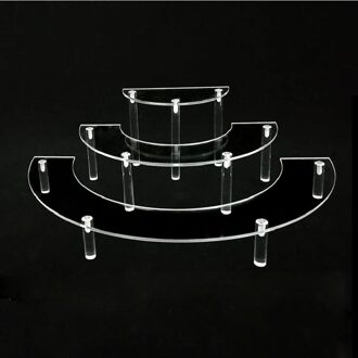 Acryl Ladder Frame Parfum Sieraden Display Rack Transparante Ladder Plank Display Gereedschap Acryl Cosmetica Magazijnstelling wed03011