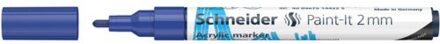 acryl marker paint-it 310 2 mm., kleur blauw