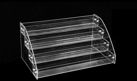 Acryl Nagellak Display Organizer 3-4-5-7 Layer Manicure Cosmetica Sieraden Display Standhouder Helder acryl Make-Up Doos 222 4 laag
