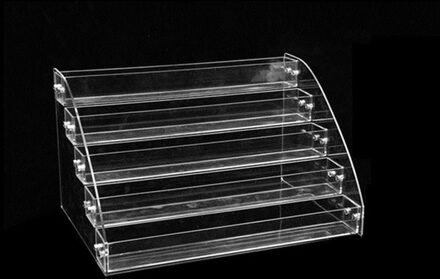 Acryl Nagellak Display Organizer 3-4-5-7 Layer Manicure Cosmetica Sieraden Display Standhouder Helder acryl Make-Up Doos 222 5 laag