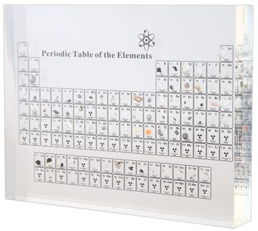 Acryl Periodieke Tafel Display Met Real S Onderwijs School Dag Verjaardagscadeautjes Chemische S Display Decor