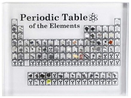Acryl Periodieke Tafel Display Met Real Ss Kids Onderwijs School Dag Verjaardagscadeautjes Chemische S Display