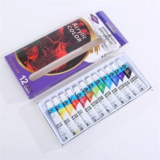 Acryl Pigment Diy Graffiti Verf Acrylverf 12 Kleur Set Art Schilderen Leveringen In Voorraad!