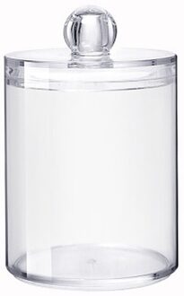 Acryl Ronde Container Cosmetische Make-Up Katoen Multifunctionele Pad Organizer Sieraden Opbergdoos Houder En Snoep