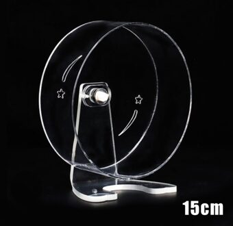 Acryl Rustig Hamster Oefening Wiel Stille Spinner Met Houder 5.1 "/5.9"/6.7 "/7.9"/8.7 "LXY9 15cm