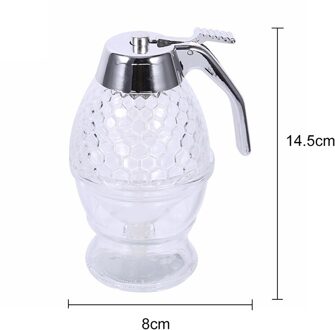 Acryl Sap Dispenser Container Squeeze Fles Bier Wijn Cup Honing Dispenser Espresso Koffie Pot Saus Pot Multi-Functionele