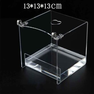 Acryl Transparante Bad Tiger Peony Papegaai Vogel Bad Vogel Ronde Vogelkooi Bad Dierbenodigdheden