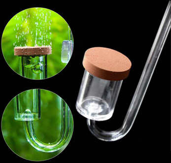 Acryl Transparante CO2 Diffuser Zuignap Vaststelling Verstuiver Bubble Teller Aquarium CO2 Planten Water Gras Regulator