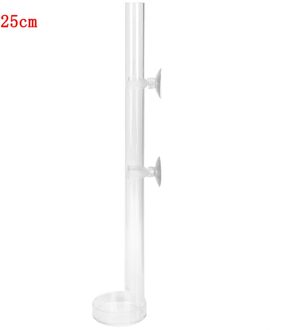 Acryl Transparante Garnalen Voeden Schotel Acryl Garnalen Voedsel Feeder Met Schotel Kom Voor Aquarium Aquarium Visvoer Feeding Tube 25cm