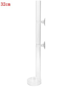 Acryl Transparante Garnalen Voeden Schotel Acryl Garnalen Voedsel Feeder Met Schotel Kom Voor Aquarium Aquarium Visvoer Feeding Tube 32cm