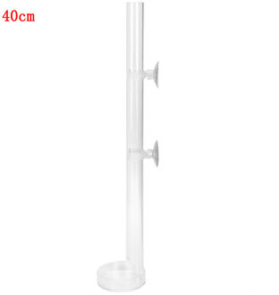 Acryl Transparante Garnalen Voeden Schotel Acryl Garnalen Voedsel Feeder Met Schotel Kom Voor Aquarium Aquarium Visvoer Feeding Tube 40cm