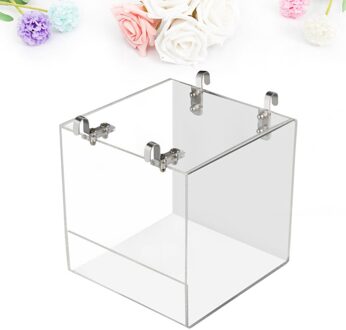 Acryl Verdikte Baden Bad Transparante Vogels Douche Wastafel Opknoping Cleaning Tool (Size) zoals getoond