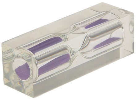 Acryl Zand Klok Zandloper Zandloper Timer 3 Minuut Voor Thee Cafe Keuken Cook Paars