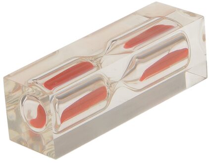 Acryl Zand Klok Zandloper Zandloper Timer 3 Minuut Voor Thee Cafe Keuken Cook Rood
