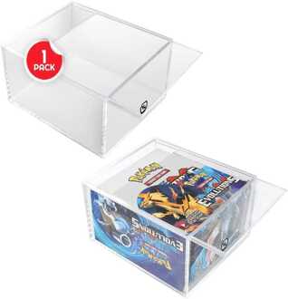 Acrylic Display Case for Booster Boxes / Elite Trainer Boxes Ver. 1 with Sliding Lid