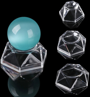 Acrylic Display Stand Crystal Ball Base Quartz Sphere Holder Transparent Pedestal Gift Support Home Decoration Desktop Ornament