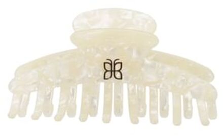 Acrylic Hair Claw Clips White